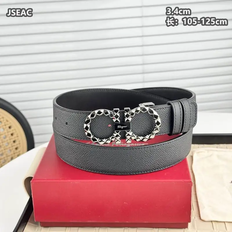 Ferragamo belt 34mmX105-125cm 8L18